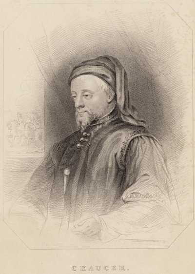 Portrait de Geoffrey Chaucer - English School