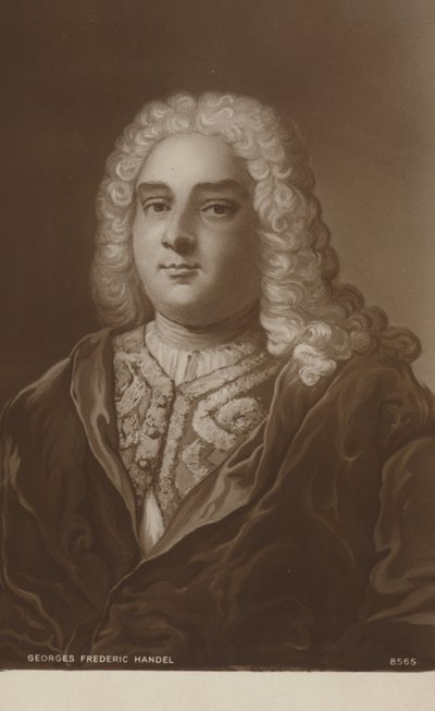 Portrait de George Friedrich Handel - English School