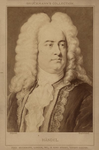 Portrait de George Friedrich Haendel - English School