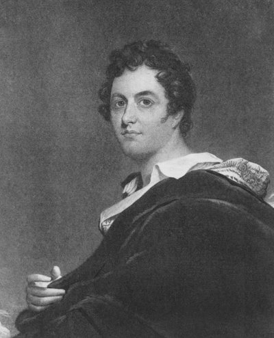 Portrait de George Gordon, 6e Lord Byron de Rochdale (1788-1824) - English School