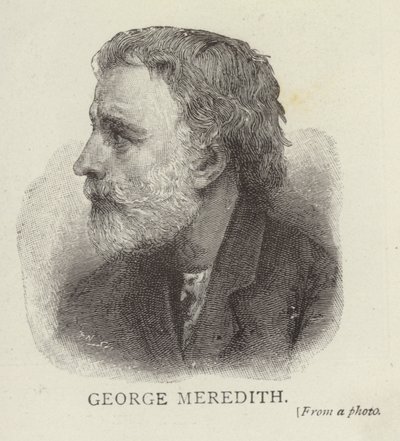 Portrait de George Meredith - English School