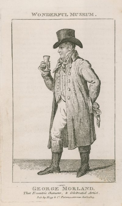 Portrait de George Morland - English School