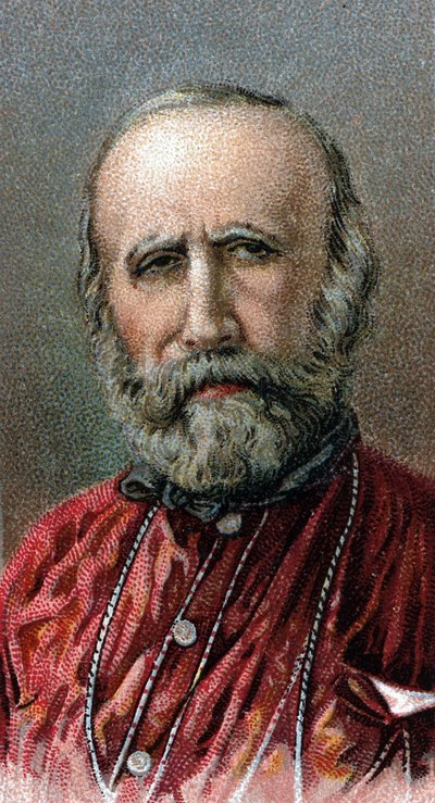 Portrait de Giuseppe Garibaldi (1807-1882) - De la série « Leaders of Men » - English School