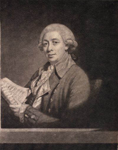 Portrait de Giusto Ferdinando Tenducci (1736-1800) 1782 - English School