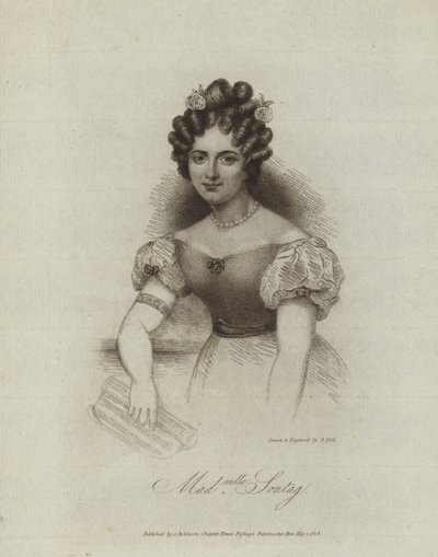 Portrait de Henriette Sontag - English School