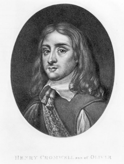 Portrait de Henry Cromwell, gravé par Richard Earlom et Charles Turner - English School