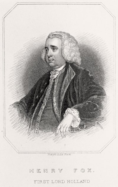 Portrait de Henry Fox, 1er Lord Holland - English School