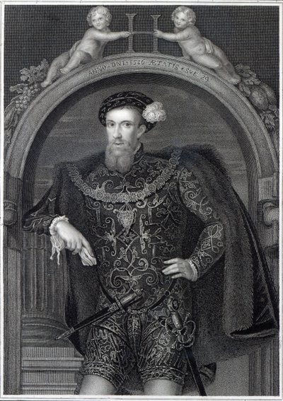 Portrait de Henry Howard (1517-47) Comte de Surrey, de 