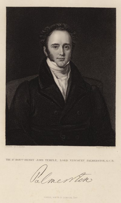 Portrait de Henry John Temple - English School
