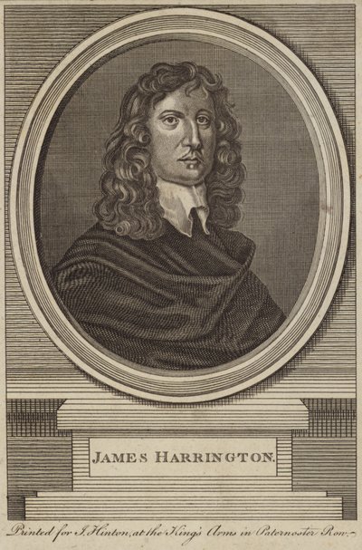 Portrait de James Harrington - English School