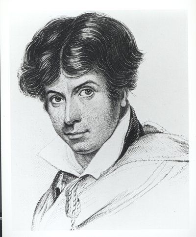 Portrait de James Henry Leigh Hunt (1784-1859) - English School
