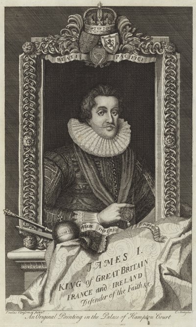 Portrait de Jacques I de Grande-Bretagne et d
