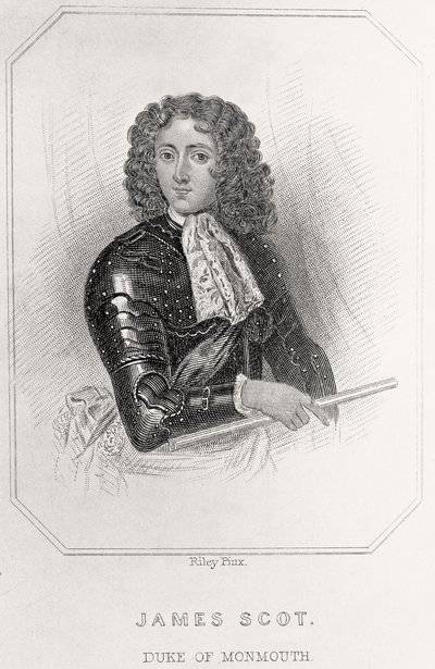Portrait de James Scot, duc de Monmouth - English School