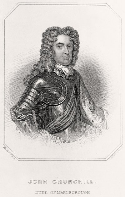 Portrait de John Churchill, duc de Marlborough - English School
