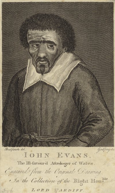 Portrait de John Evans - English School