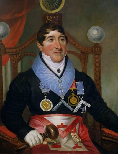 Portrait de John James Howell Coe, 1820s - English School