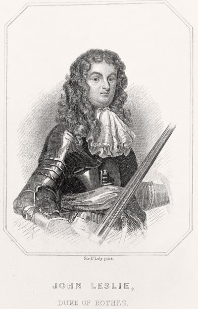 Portrait de John Leslie, duc de Rothes - English School