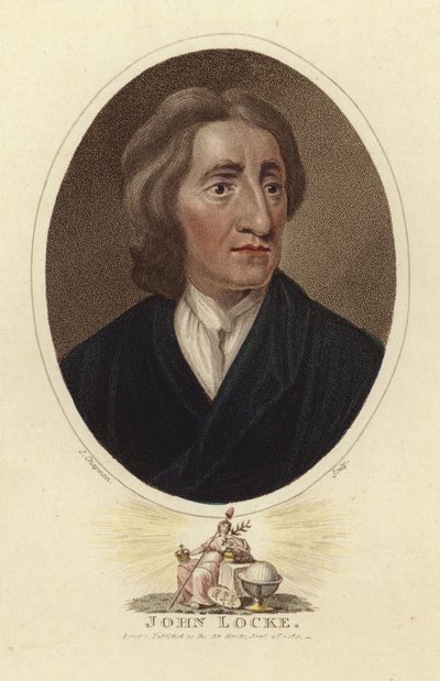 Portrait de John Locke - English School