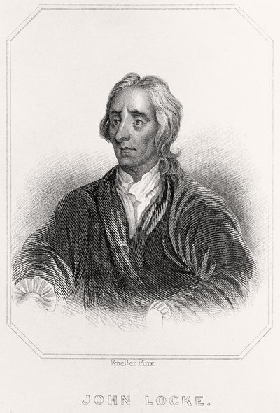 Portrait de John Locke - English School
