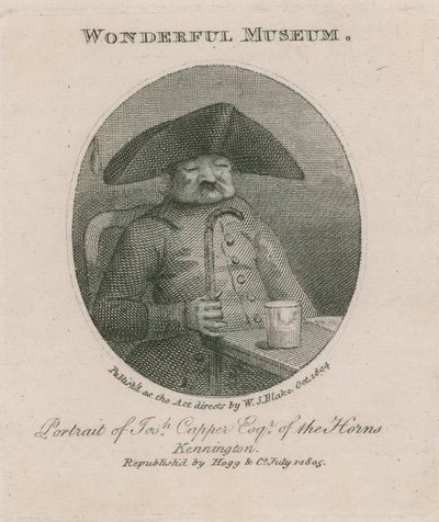 Portrait de Joseph Capper du Horn, Kennington - English School