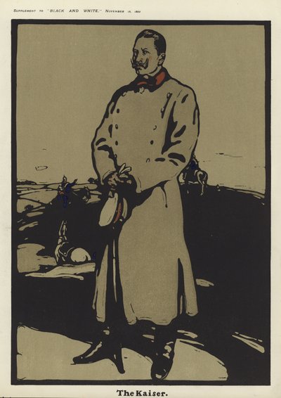 Portrait de Kaiser Wilhelm II - English School