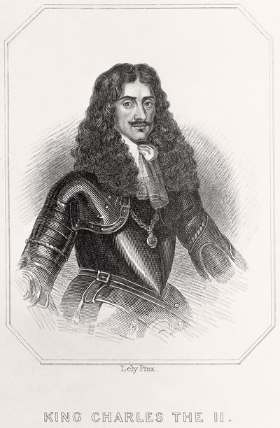Portrait du roi Charles II, 1835 - English School