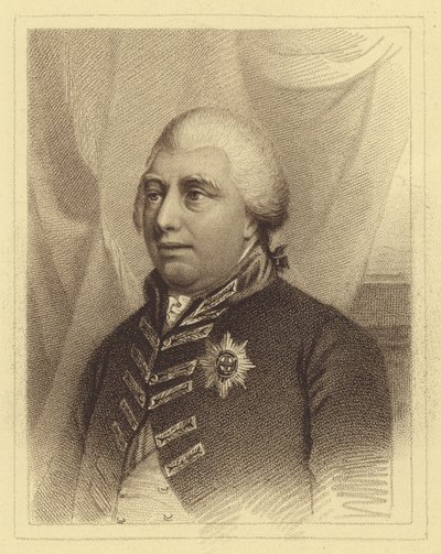 Portrait du roi George III - English School