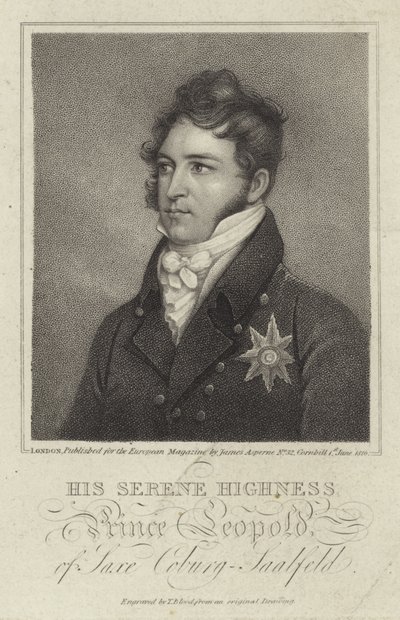 Portrait du roi Léopold Ier de Belgique - English School