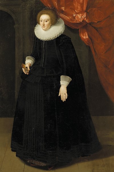 Portrait de Lady Harbord, vers 1630 - English School