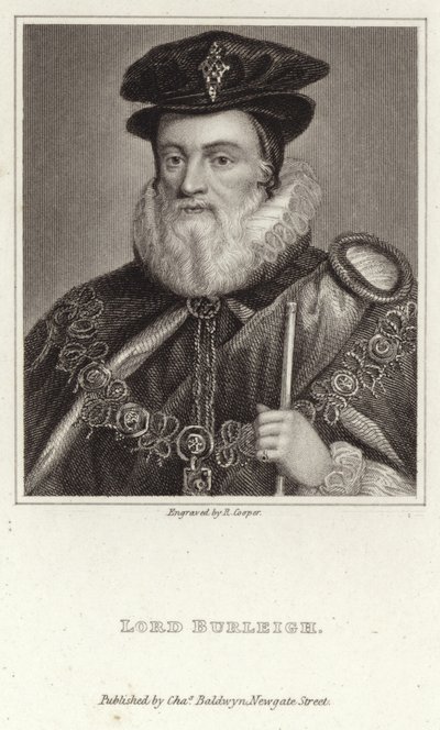 Portrait de Lord Burleigh - English School