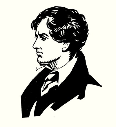 Portrait de Lord Byron - English School
