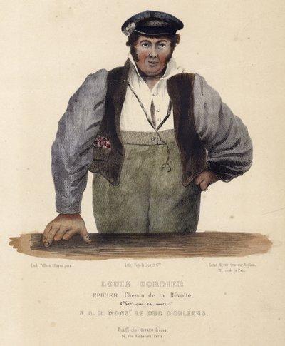 Portrait de Louis Cordier - English School