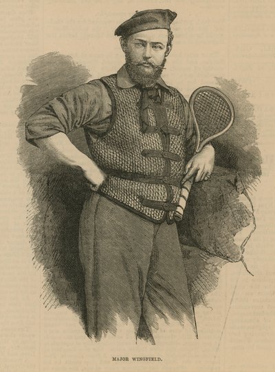 Portrait du Major Walter Clopton Wingfield - English School