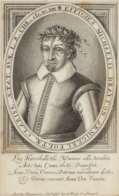 Portrait de Michael Drayton - English School