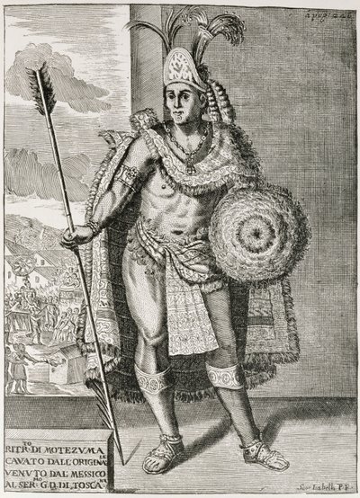 Portrait de Montezuma II (1466-1520) de 