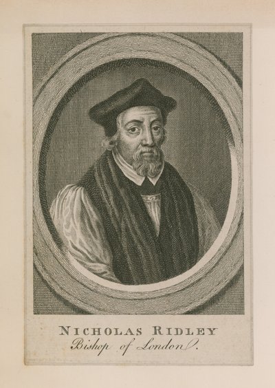 Portrait de Nicholas Ridley - English School