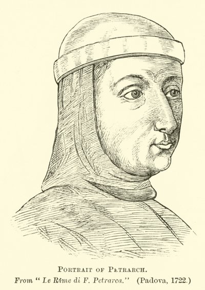 Portrait de Pétrarque - English School