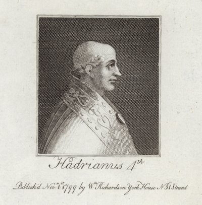 Portrait du Pape Adrien IV - English School