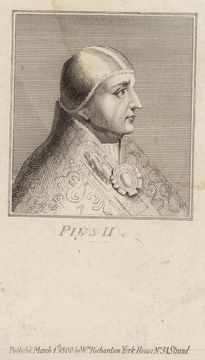 Portrait du Pape Pie II - English School