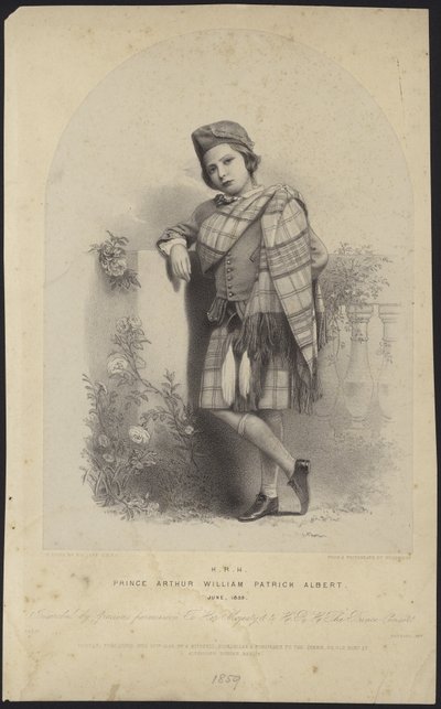 Portrait du prince Arthur - English School