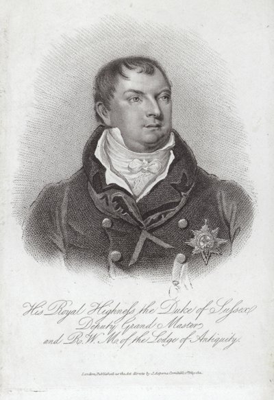 Portrait du Prince Augustus Frederick, Duc de Sussex - English School
