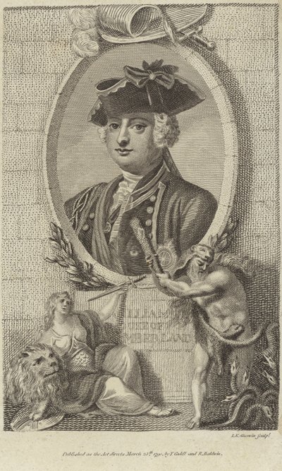 Portrait du Prince William, Duc de Cumberland - English School