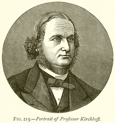 Portrait du professeur Kirchhoff - English School