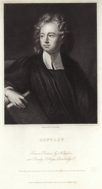 Portrait de Richard Bentley - English School