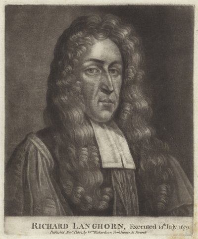 Portrait de Richard Langhorne - English School