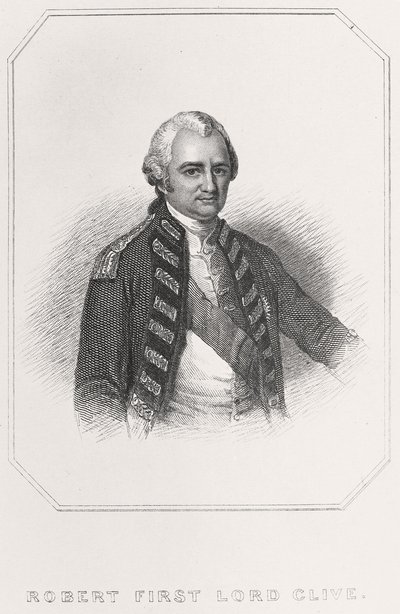 Portrait de Robert 1er Lord Clive - English School