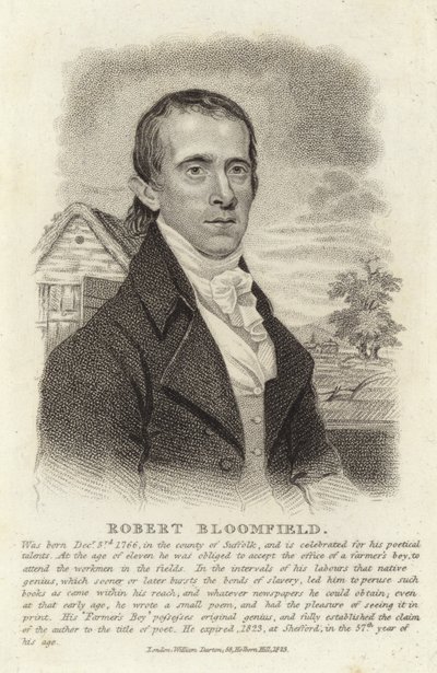 Portrait de Robert Bloomfield - English School