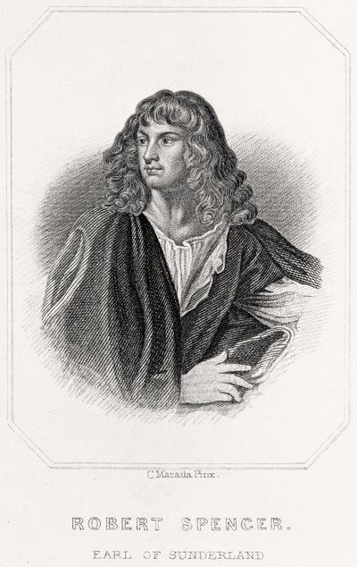 Portrait de Robert Spencer, comte de Sunderland - English School