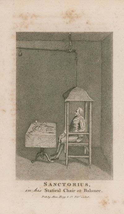 Portrait de Sanctorius - English School