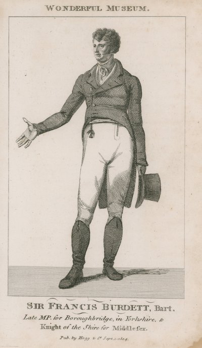 Portrait de Sir Francis Burdett - English School